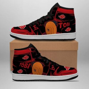 Akatsuki Tobi Shoes Custom Anime Sneakers Fan Gift Idea 5