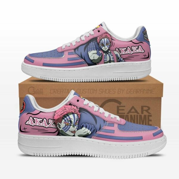 Akaza Air Shoes Custom Anime Demon Slayer Sneakers 1
