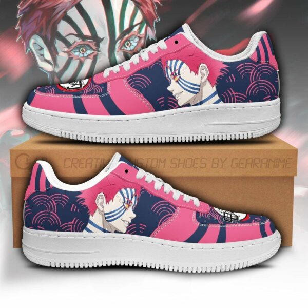 Akaza Shoes Custom Demon Slayer Anime Sneakers Fan PT05 1