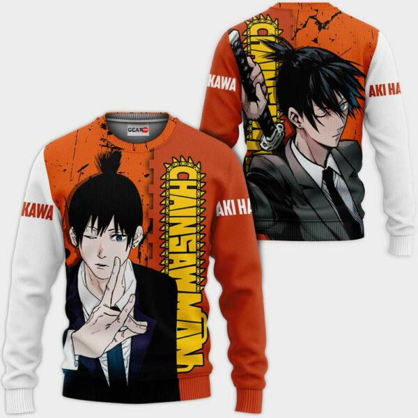 Aki Hayakawa Hoodie Custom Chainsaw Man Anime Merch Clothes 2