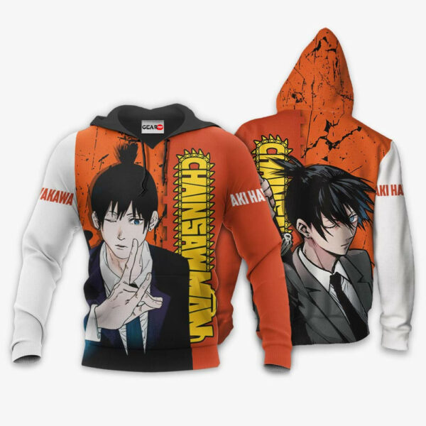 Aki Hayakawa Hoodie Custom Chainsaw Man Anime Merch Clothes 3