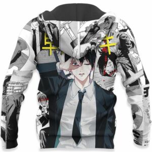 Aki Hayakawa Hoodie Custom Manga Style Chainsaw Man Anime Jacket Shirt 10
