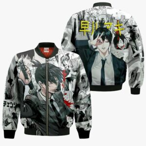 Aki Hayakawa Hoodie Custom Manga Style Chainsaw Man Anime Jacket Shirt 9