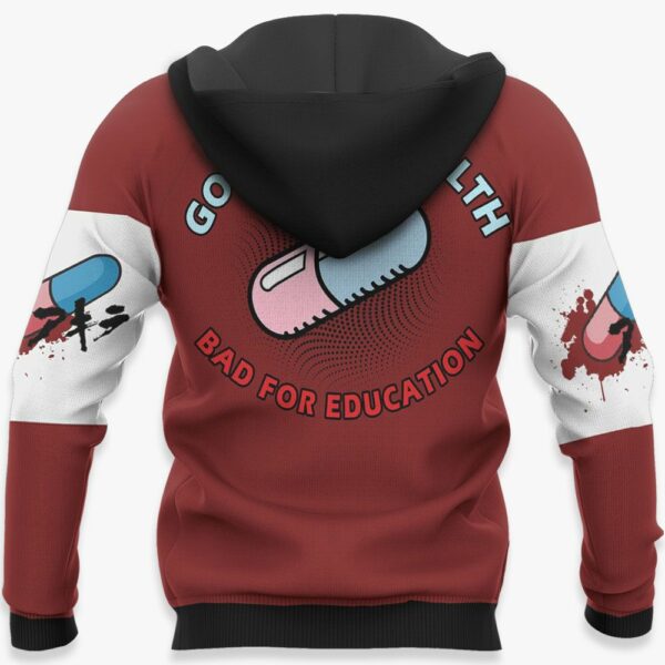 Akira Hoodie Good For Health Bad For Education Custom Akira Anime Jacket 5