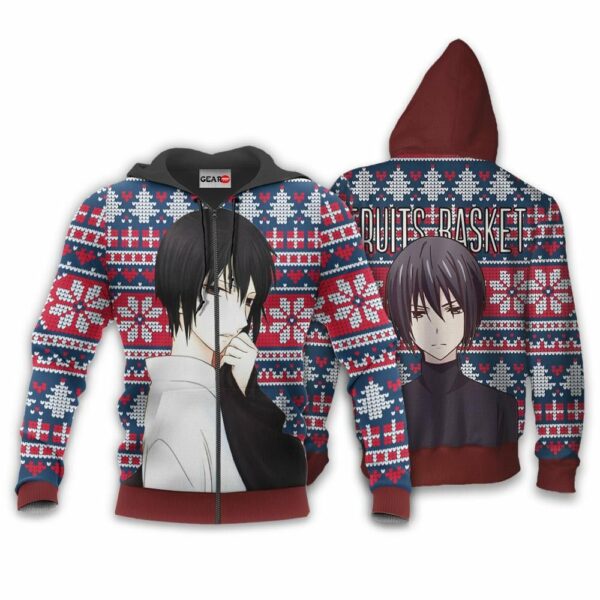 Akito Sohma Ugly Christmas Sweater Custom Anime Fruits Basket XS12 2