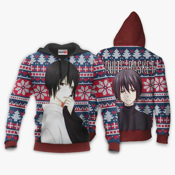 Akito Sohma Ugly Christmas Sweater Custom Anime Fruits Basket XS12 3