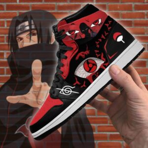 Akatsuki Itachi Shoes Custom Sharingan Eyes Anime Sneakers 6