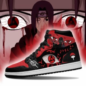 Akatsuki Itachi Shoes Custom Sharingan Eyes Anime Sneakers 7