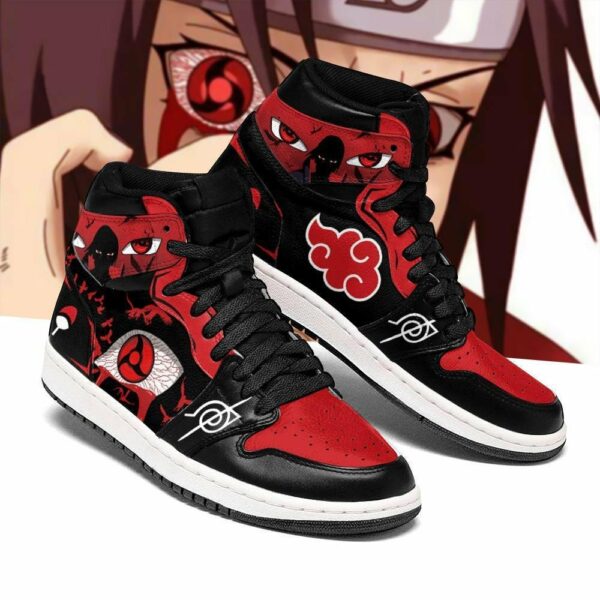 Akatsuki Itachi Shoes Custom Sharingan Eyes Anime Sneakers 2