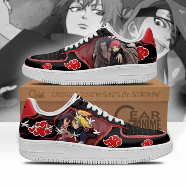 Akatsuki Sasori and Deidara Air Shoes Custom Anime Sneakers 1