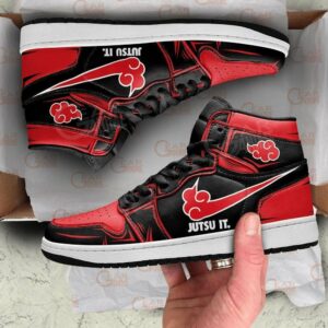 Akatsuki Shoes Custom Jutsu It Anime Sneakers 6