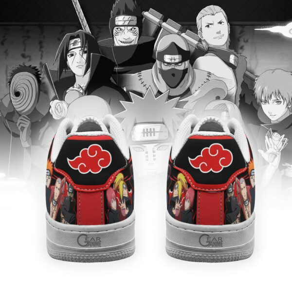 Akatsuki Team Air Shoes Custom Anime Sneakers 3
