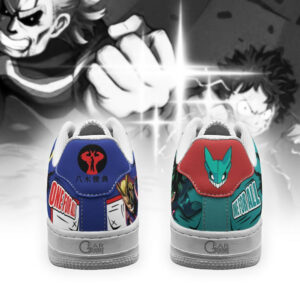 All Might and Deku Air Shoes Custom Anime My Hero Academia Sneakers 7