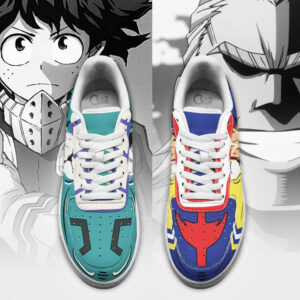 All Might and Deku Air Shoes Custom Anime My Hero Academia Sneakers 6