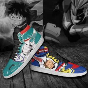 All Might and Deku Shoes Custom One For All My Hero Academia Sneakers 6