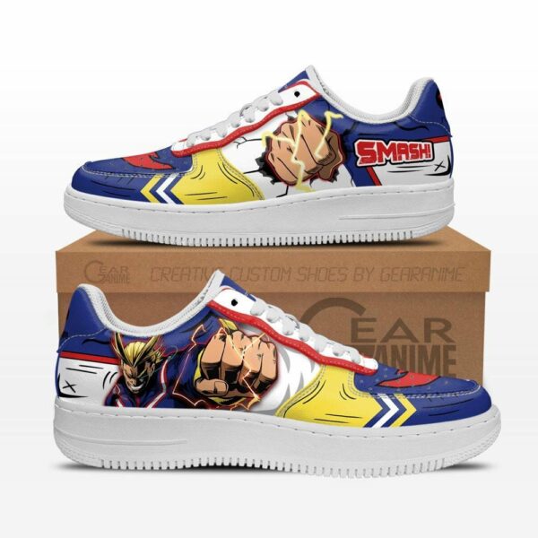 All Might One For All Air Shoes Custom Anime My Hero Academia Sneakers 1