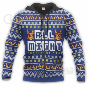 All Might Ugly Christmas Sweater Anime My Hero Academia Xmas Shirt 11