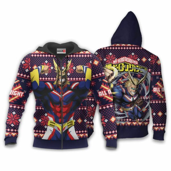 All Might Ugly Christmas Sweater Custom Anime My Hero Academia XS12 2