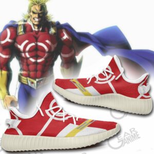 All Might Shoes Silver Ace My Hero Academia Sneakers SA10 8