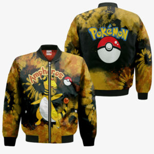 Ampharos Hoodie Custom Pokemon Anime Merch Clothes Tie Dye Style 9