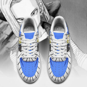 Android 18 Air Shoes Custom Anime Dragon Ball Sneakers 6