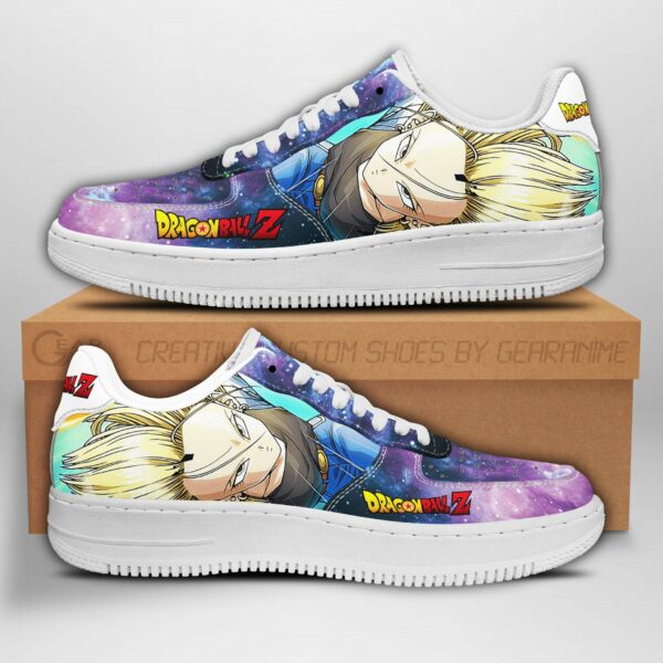 Android 18 Air Shoes Galaxy Custom Anime Dragon Ball Sneakers 1