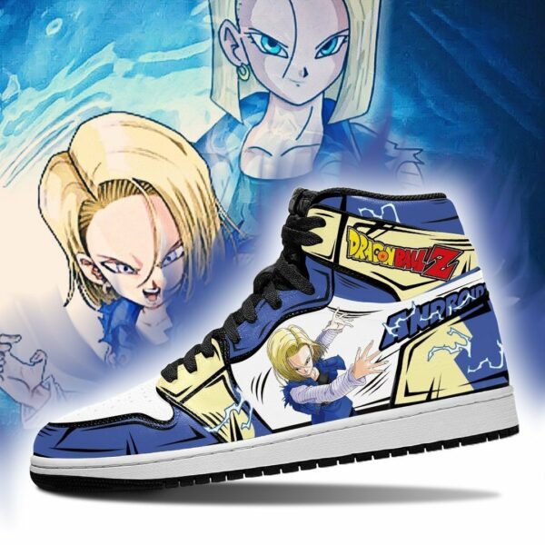 Android 18 Shoes Custom Anime Dragon Ball Sneakers 3