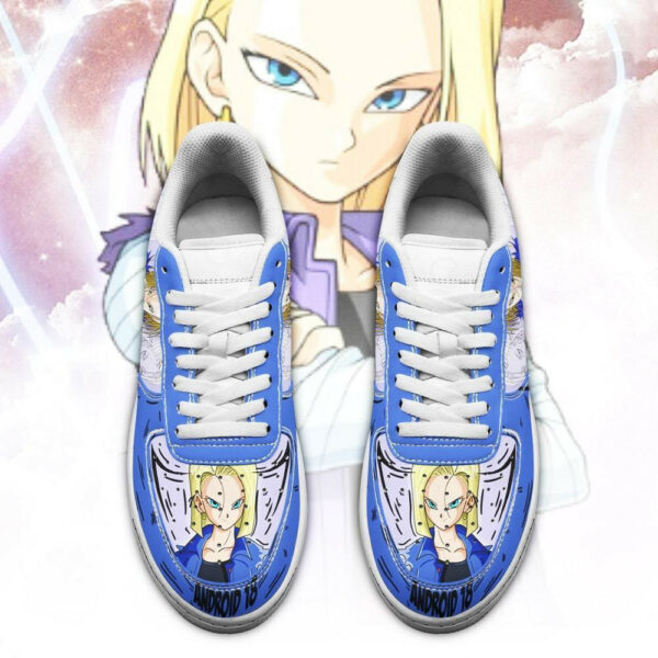 Android 18 Shoes Custom Dragon Ball Anime Sneakers Fan Gift PT05 2