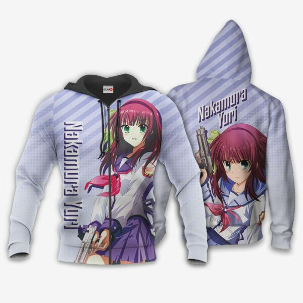 Angel Beats Nakamura Yuri Hoodie Shirt Anime Zip Jacket 1
