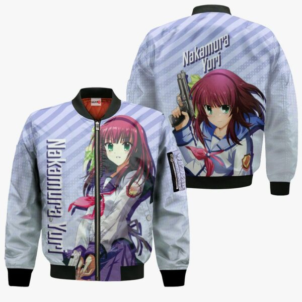 Angel Beats Nakamura Yuri Hoodie Shirt Anime Zip Jacket 4