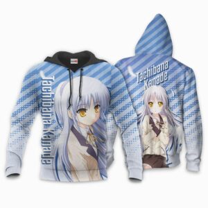 Angel Beats Tachibana Kanade Hoodie Shirt Anime Zip Jacket 8