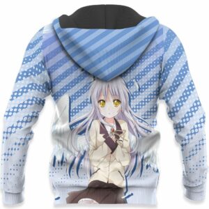 Angel Beats Tachibana Kanade Hoodie Shirt Anime Zip Jacket 10