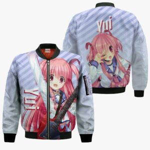 Angel Beats Yui Hoodie Shirt Anime Zip Jacket 9