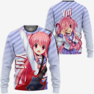 Angel Beats Yui Hoodie Shirt Anime Zip Jacket 7