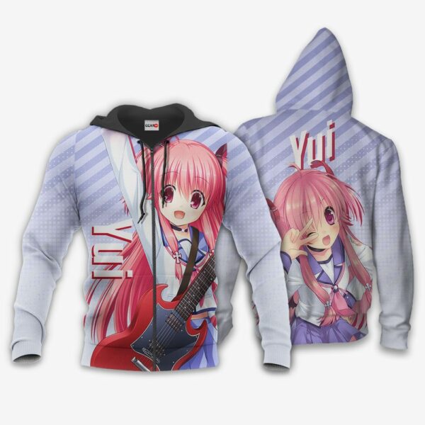 Angel Beats Yui Hoodie Shirt Anime Zip Jacket 1