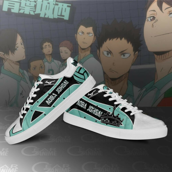 Aoba Johsai High Skate Shoes Haikyuu Anime Custom Sneakers SK10 4