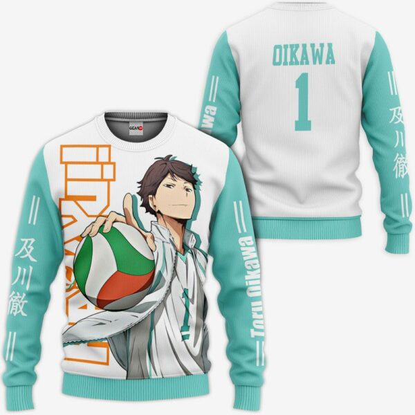 Aoba Johsai Toru Oikawa Hoodie Haikyuu Anime Merch Clothes 2