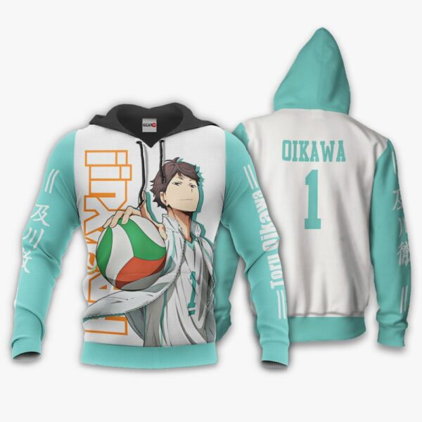 Aoba Johsai Toru Oikawa Hoodie Haikyuu Anime Merch Clothes 3