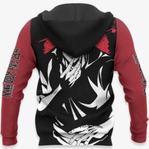 Aoi Todo Hoodie Custom Jujutsu Kaisen Anime Merch Clothes Monochrome 10