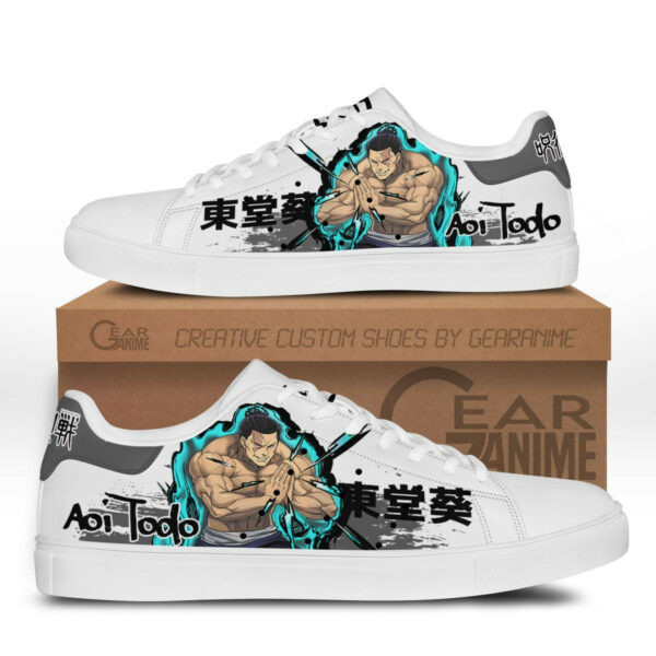 Aoi Todo Skate Shoes Custom Anime Jujutsu Kaisen Shoes 1