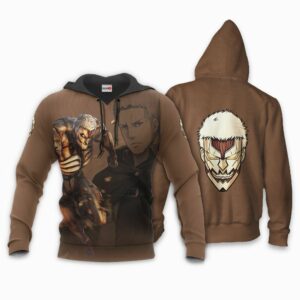 AOT Armored Titan Hoodie Shirt Attack On Titan Anime Zip Jacket 8