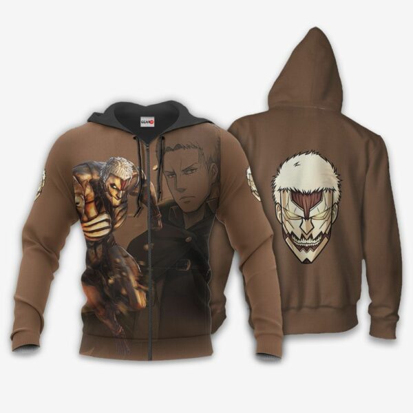 AOT Armored Titan Hoodie Shirt Attack On Titan Anime Zip Jacket 1