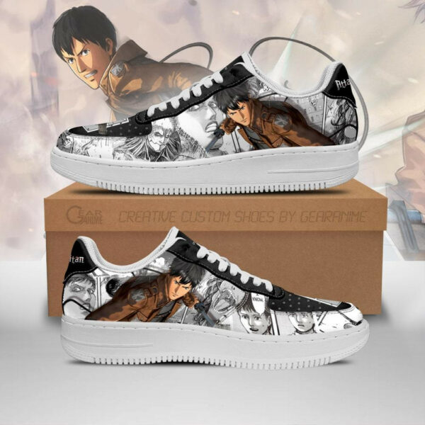 AOT Bertholdt Shoes Attack On Titan Anime Sneakers Mixed Manga 1