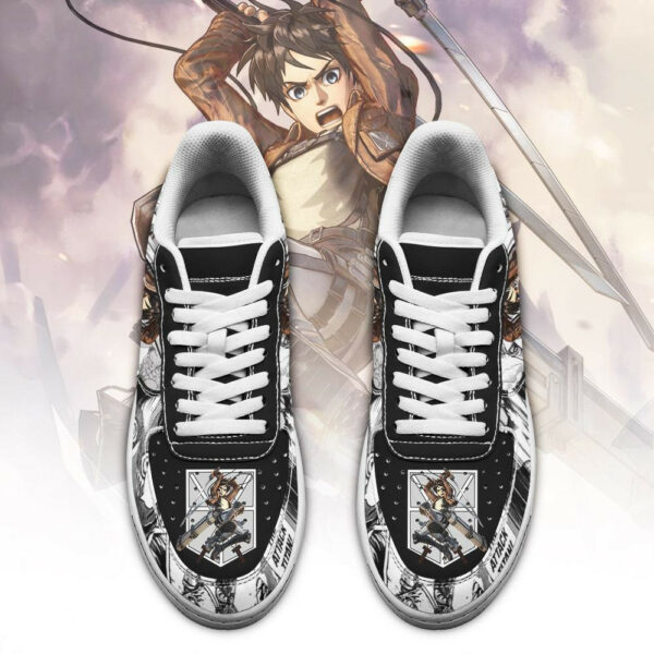 AOT Eren Shoes Attack On Titan Anime Sneakers Mixed Manga 2
