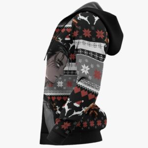 AOT Eren Ugly Christmas Sweater Custom Anime Attack On Titan XS12 9