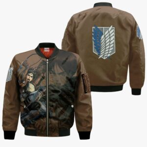 AOT Eren Yeager Hoodie Shirt Attack On Titan Anime Zip Jacket 9