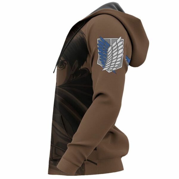 AOT Eren Yeager Hoodie Shirt Attack On Titan Anime Zip Jacket 5