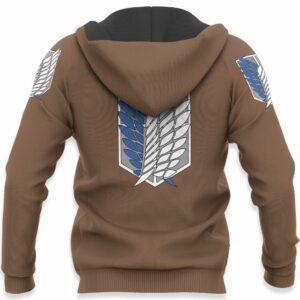 AOT Eren Yeager Hoodie Shirt Attack On Titan Anime Zip Jacket 11