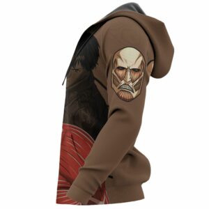 AOT Giant Titan Hoodie Shirt Attack On Titan Anime Zip Jacket 10