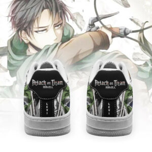 AOT Levi Shoes Attack On Titan Anime Sneakers Mixed Manga 5